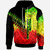 Wallis and Futuna Hoodie Reggage Color Symmetry Style Unisex Black - Polynesian Pride