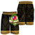 Wallis and Futuna Men's Shorts - Polynesian Gold Patterns Collection - Polynesian Pride