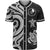 Yap Baseball Shirt - White Tentacle Turtle Unisex White - Polynesian Pride