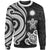 Nauru Sweater - White Tentacle Turtle Unisex White - Polynesian Pride