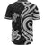 American Samoa Baseball Shirt - White Tentacle Turtle - Polynesian Pride