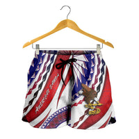 American Samoa Women Short Artsy Style LT9 - Polynesian Pride