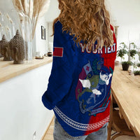 (Custom Personalised) TokoUso Women Casual Shirt Tonga and Samoa United We Stand Divided We Fall LT14 - Polynesian Pride