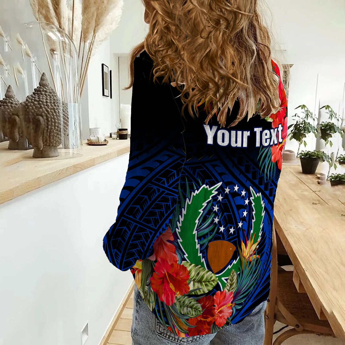 (Custom Personalised) Pohnpei State Women Casual Shirt FSM Hibiscus Flowers Mix Polynesian LT14 - Polynesian Pride
