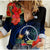 (Custom Personalised) Chuuk State Women Casual Shirt FSM Hibiscus Flowers Mix Polynesian LT14 Female Blue - Polynesian Pride