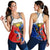 Philippines Women Racerback Tank Polynesian Filipino Pattern With Eagle LT14 - Polynesian Pride