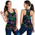 Hawaii Skeleton Dancing Women Racerback Tank Halloween Hawaiian Turtle LT13 Purple - Polynesian Pride