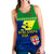 (Custom Personalised) Malampa Fiji Day Women Racerback Tank Vanuatu Polynesia mix Flowers LT13 - Polynesian Pride