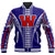 Hawaii Baseball Jacket - Waianae High Baseball Jacket - AH Unisex Blue - Polynesian Pride