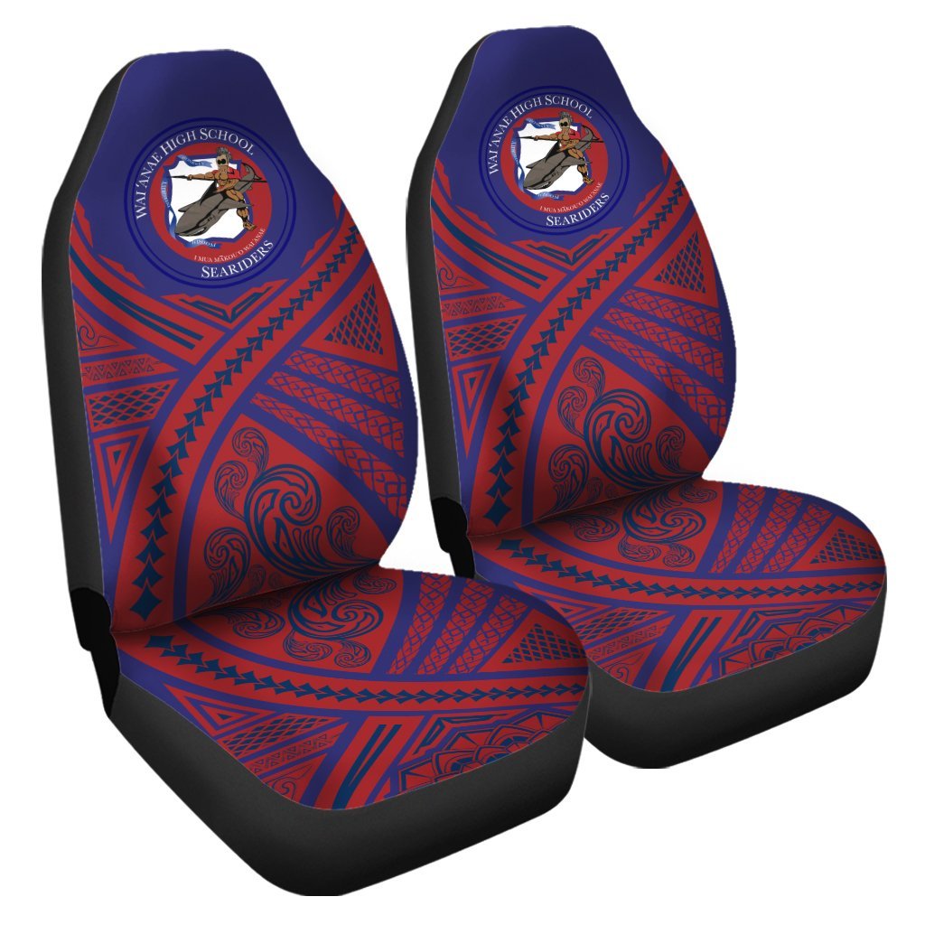 Hawaii Car Seat Cover - Waianae High Car Seat Cover - AH Universal Fit Purple - Polynesian Pride