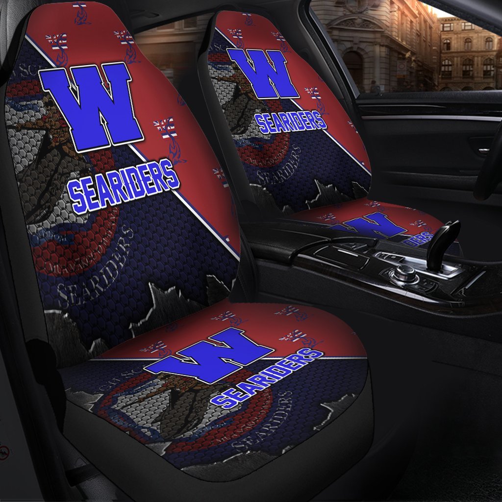 Hawaii Car Seat Cover - Waianae High Car Seat Covers - AH - Polynesian Pride