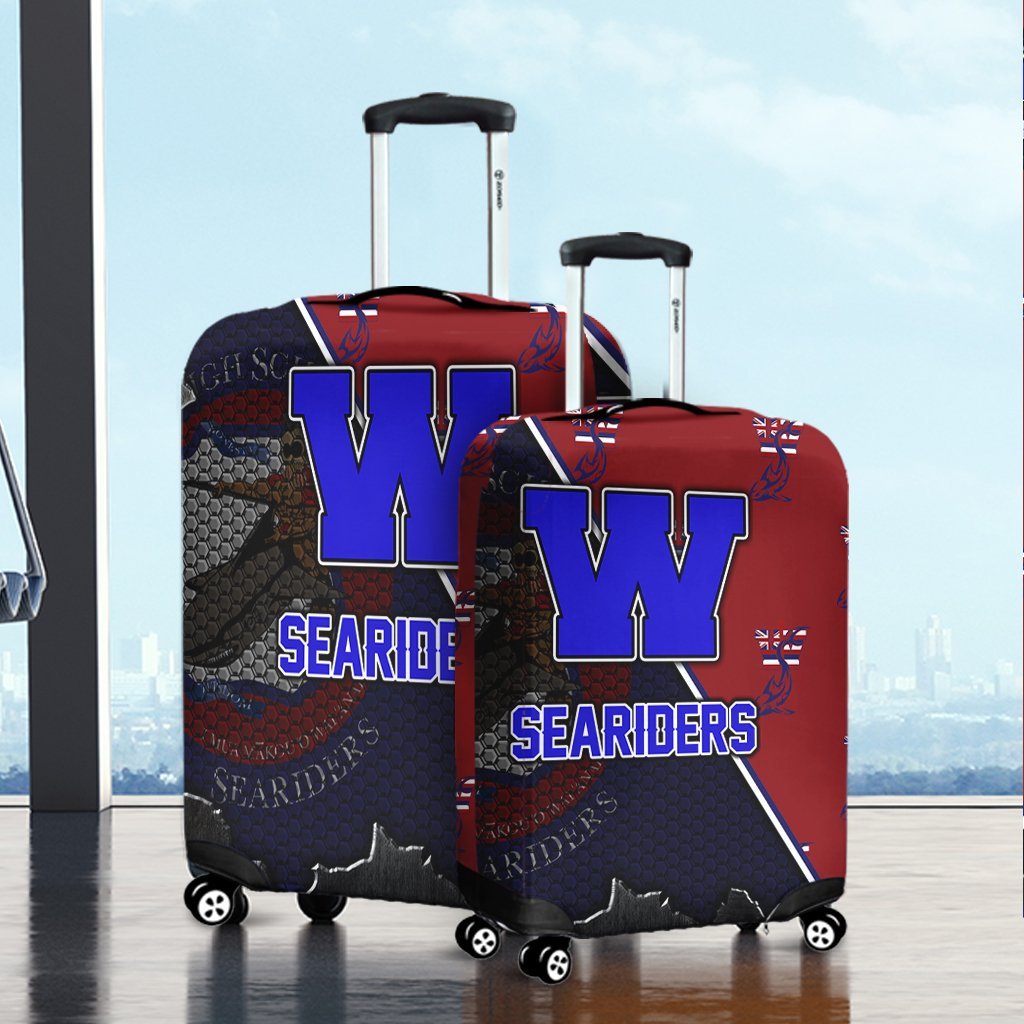 Hawaii Luggage Cover - Waianae High Luggage Cover - AH - Polynesian Pride