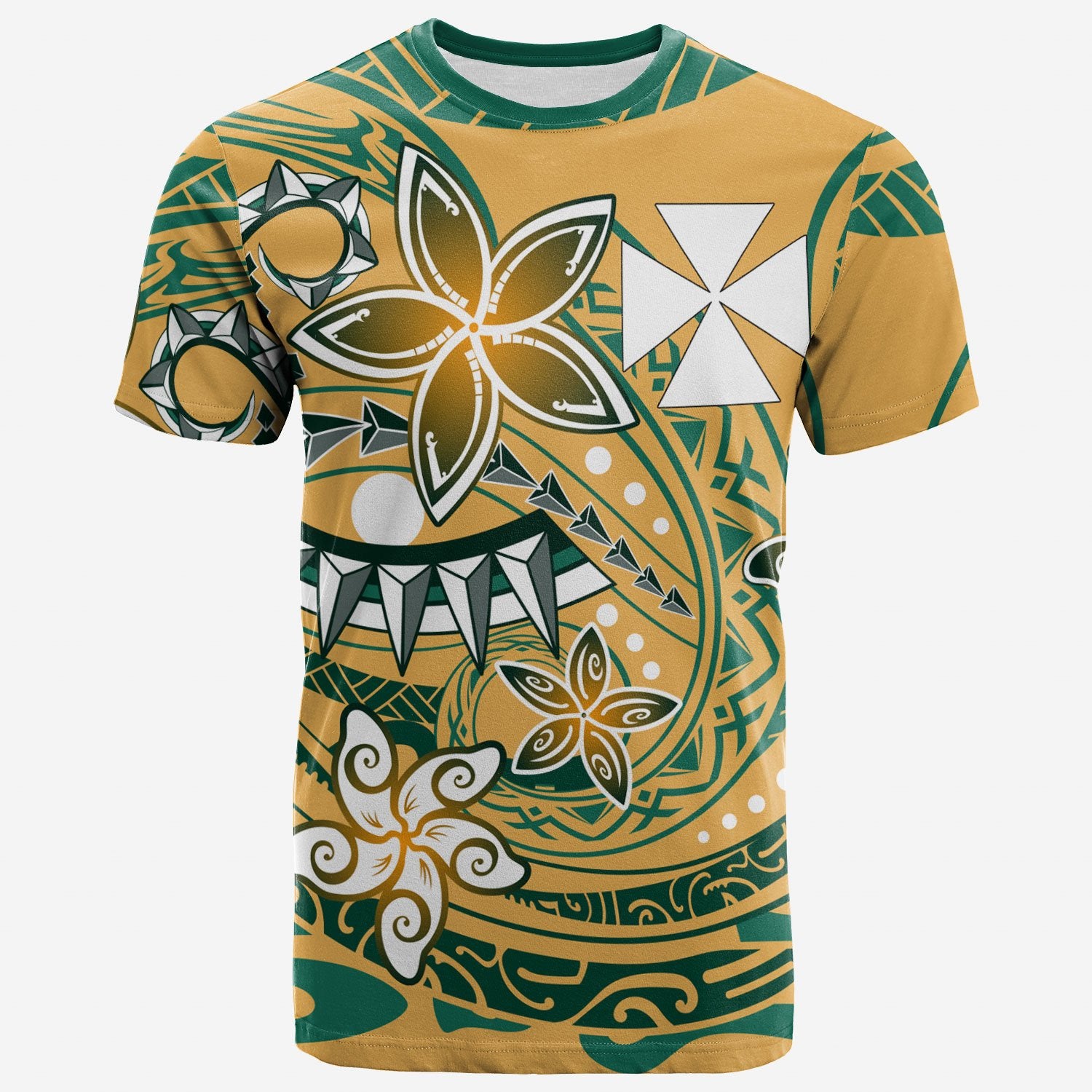 Wallis and Futuna T Shirt Spring Style Unisex Yellow - Polynesian Pride