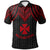 Wallis and Futuna Polo Shirt Polynesian Armor Style Red Unisex Red - Polynesian Pride