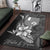 Wallis and Futuna Area Rug - Fish With Plumeria Flowers Style - Polynesian Pride