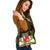 Wallis and Futuna Shoulder Handbag - Polynesian Gold Patterns Collection - Polynesian Pride