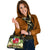 Wallis and Futuna Shoulder Handbag - Polynesian Gold Patterns Collection - Polynesian Pride