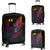 Wallis and Futuna Luggage Covers - Butterfly Polynesian Style Black - Polynesian Pride