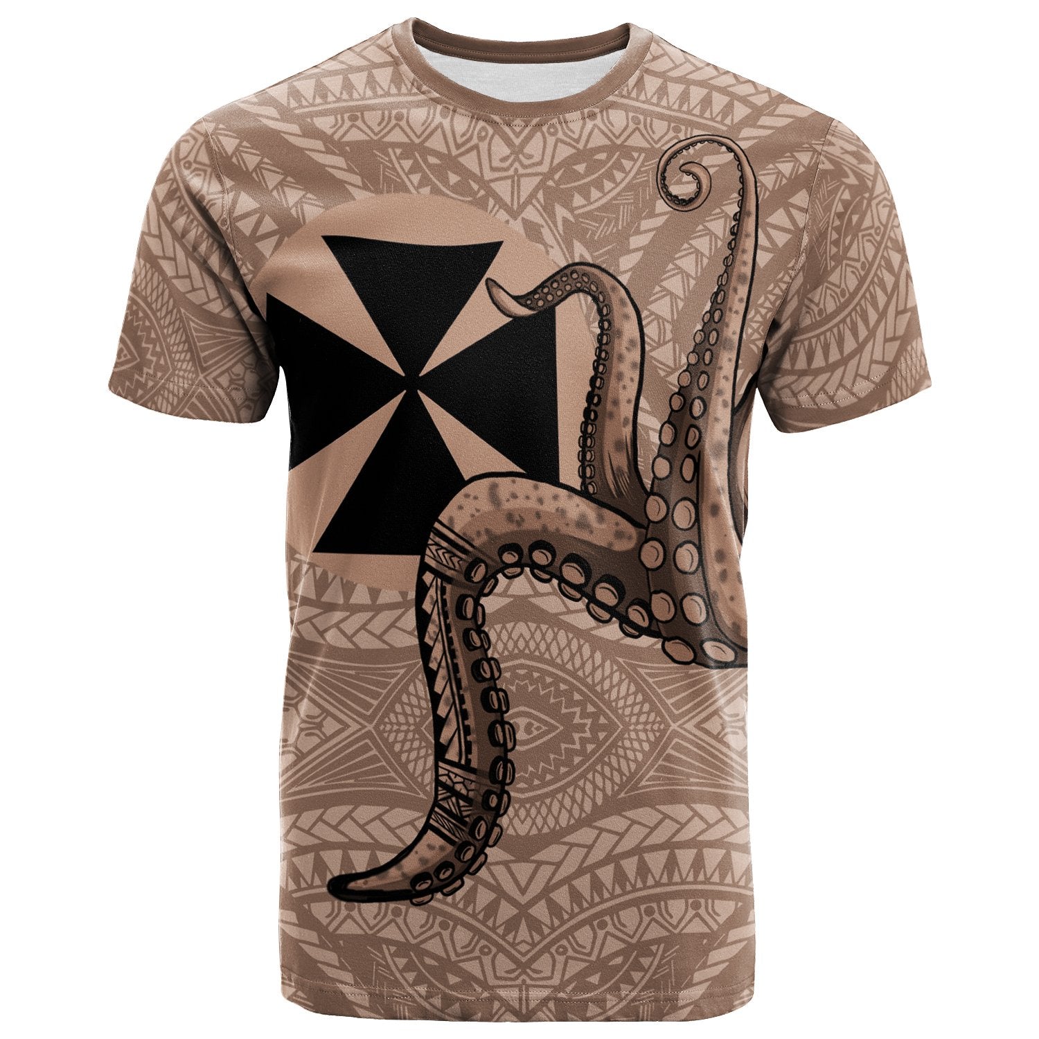 Wallis and Futuna T Shirt Octopus Tentacle Unisex Art - Polynesian Pride