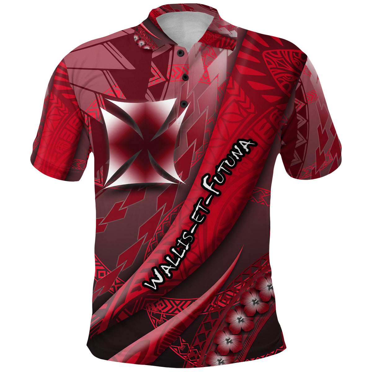 Wallis et Futuna Polo Shirt Artsy Style Special LT9 Adult Special - Polynesian Pride