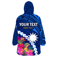 (Custom Personalised) Nauru Independence Day Wearable Blanket Hoodie Polynesian Tropical LT9 - Polynesian Pride