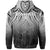 Hawaii Polynesian Kanaka Map Eruption Hoodie Zip Roman Style White - Polynesian Pride