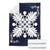 Hawaiian Quilt Maui Plant And Hibiscus Premium Blanket - White Indigo - AH - Polynesian Pride