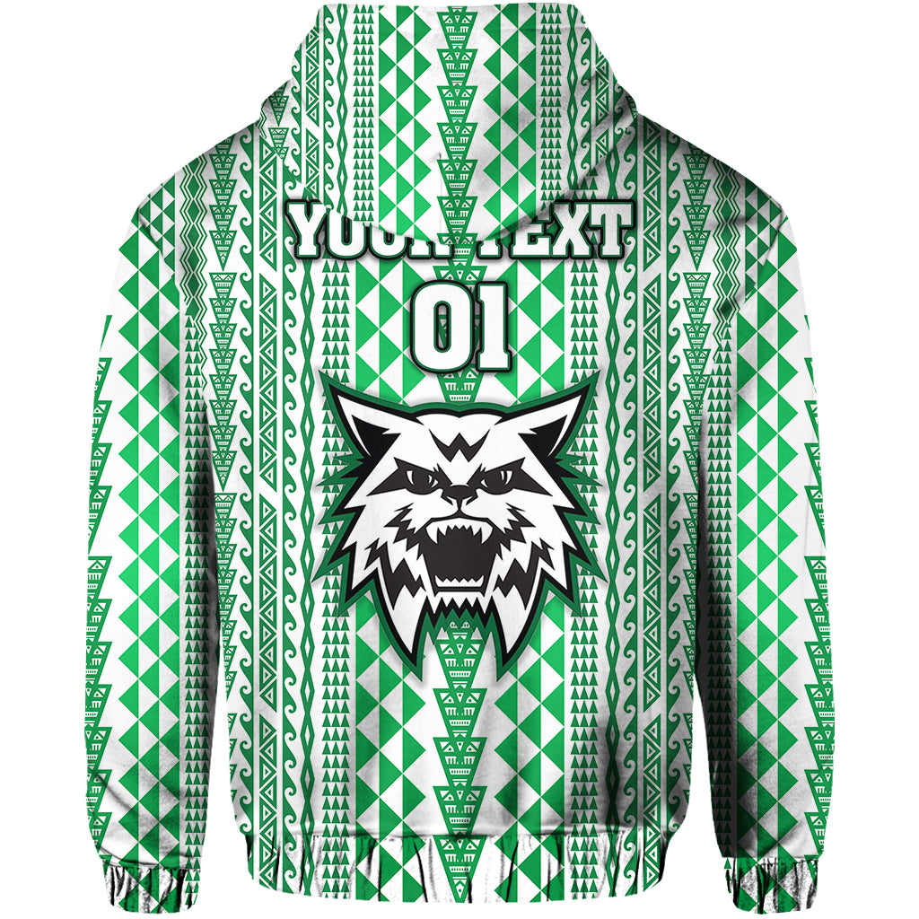 Custom Hawaii Konawaena Wildcats School Zip Hoodie Simple Style LT8 - Polynesian Pride