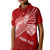 (Custom Personalize) Tonga Rugby KID Polo Shirt Ikale Tahi Soaring Wings LT7 Unisex Red - Polynesian Pride