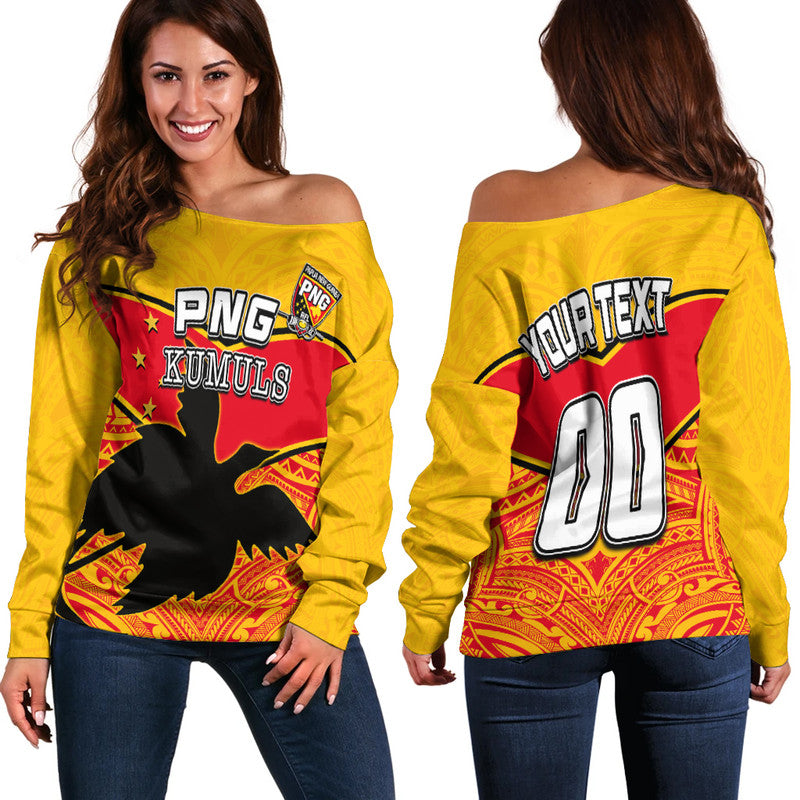 PNG The Kumuls Off Shoulder Sweater LT6 - Polynesian Pride