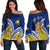 (Custom Personalised)Tokelau Women's Off Shoulder Sweater LT6 - Polynesian Pride