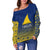 (Custom Personalised)Tokelau Women's Off Shoulder Sweater Special Patterns LT6 - Polynesian Pride