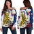 Philippines Filipino Tribal Eagle Women Off Shoulder Sweater - LT2 - Polynesian Pride