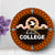Tailulu College Wall Clock Polynesian Circle No.1 LT6 30 cm Orange - Polynesian Pride