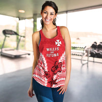 Wallis and Futuna Women Racerback Tank Impressive LT13 - Polynesian Pride