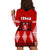 Tonga Hoodie Dress - Tongan Pattern LT13 - Polynesian Pride