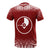 Yap All Over T Shirt Fog Red - Polynesian Pride