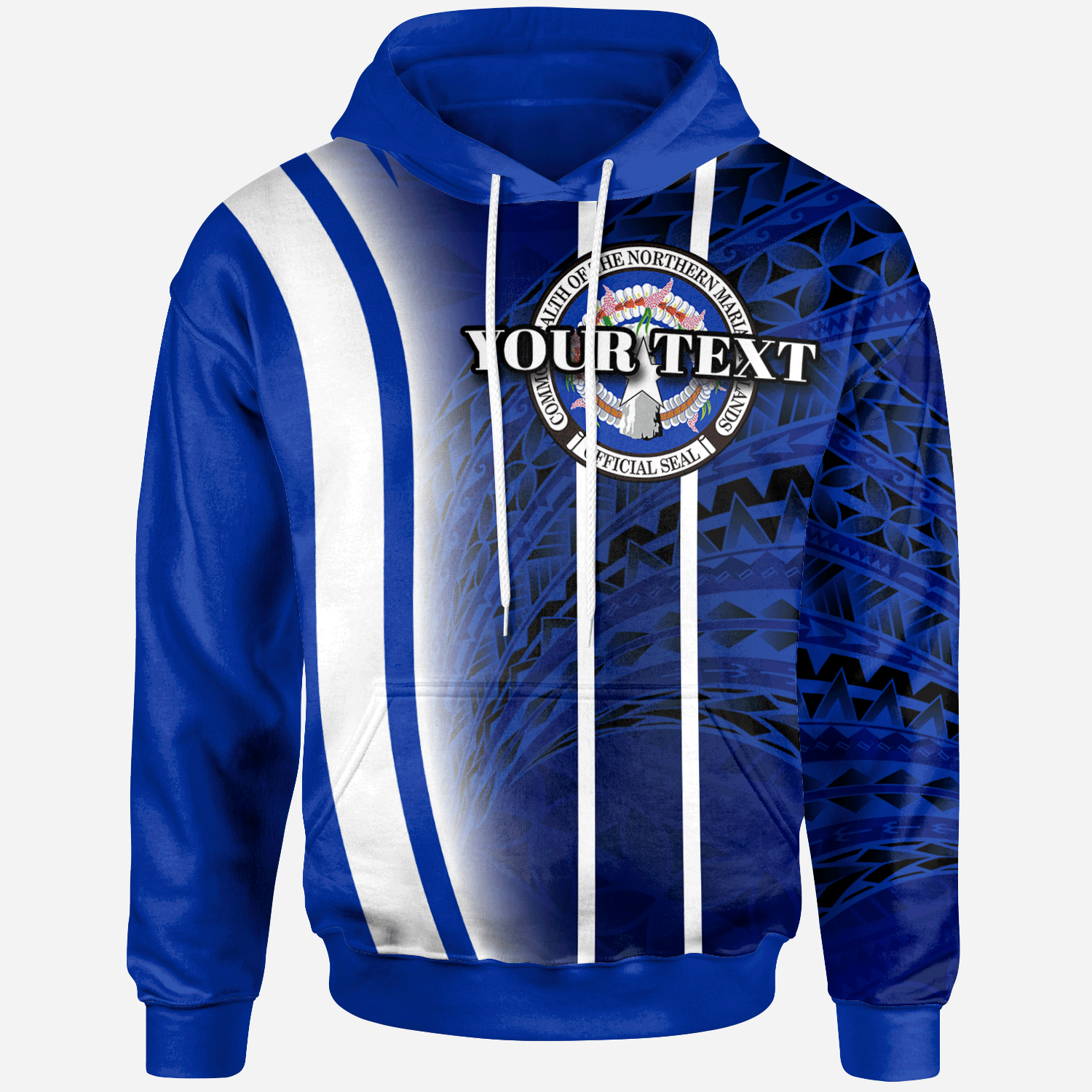 Northern Mariana Islands Hoodie Custom Special style Unisex Blue - Polynesian Pride