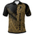 Yap Custom Polo Shirt Gold Color Symmetry Style Unisex Black - Polynesian Pride