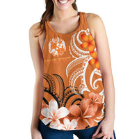Custom Tonga Personalised Women's Racerback Tank - Tongan Spirit - Polynesian Pride