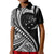 Custom Yap Polo Shirt Federated States of Micronesia Black Wave Style LT9 Kid Black - Polynesian Pride