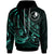 Yap Hoodie The Flow of The Ocean Unisex Green - Polynesian Pride