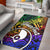 Yap Custom Personalised Area Rug - Rainbow Polynesian Pattern Rainbow - Polynesian Pride