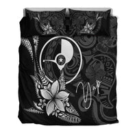 Yap State Bedding Set - Fish With Plumeria Flowers Style - Polynesian Pride