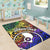 Yap Custom Personalised Area Rug - Rainbow Polynesian Pattern - Polynesian Pride