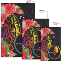Yap State Area Rug - Tropical Hippie Style - Polynesian Pride