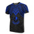 Yap Custom T Shirt Micronesian Pattern Blue Armor Style Unisex Blue - Polynesian Pride