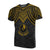 Yap Custom T Shirt Micronesian Pattern Gold Armor Style Unisex Gold - Polynesian Pride