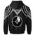 Yap Zip up Hoodie Polynesian Armor Style Black - Polynesian Pride