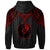 Yap Zip up Hoodie Polynesian Armor Style Red - Polynesian Pride